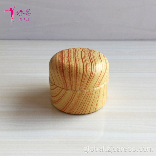 Cosmetic Cream Jar Wood Grain 25g Jar water transfer wooden grain Manufactory